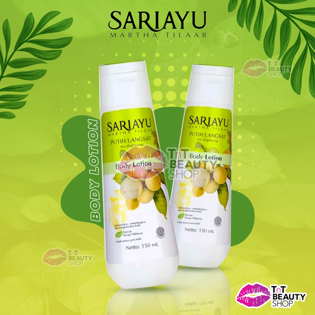 Jual Sariayu Putih Langsat Body Lotion Ml Sariayu Body Lotion Eksotik Tanjung Ml Sari