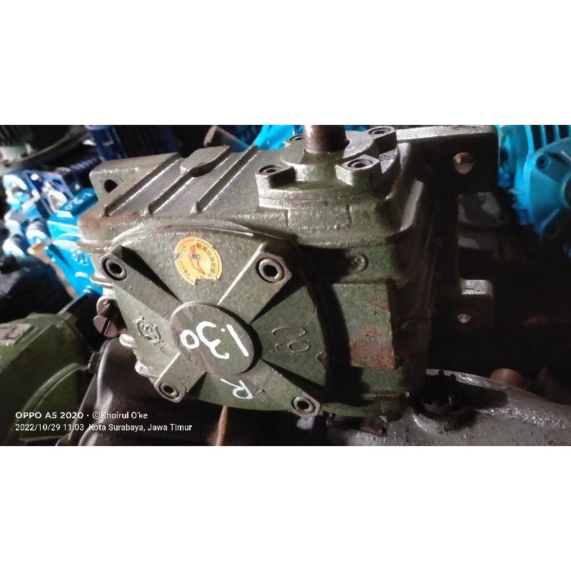 Jual Gear Box Tipe Wpx Ukuran 60 Rasio 1:20 Barang Normal Siap Pakek ...
