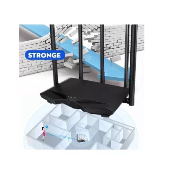 Jual Tenda AC7 AC1200 Smart Dual Band Wifi Wireless Router 4 x 5 Dbi ...
