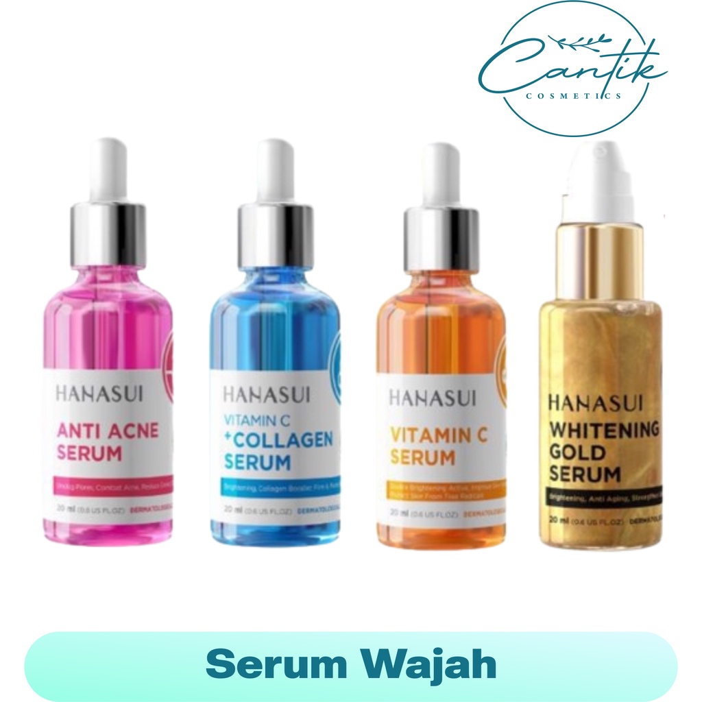 Jual Hanasui Serum Wajah Vitamin C / Collagen / Anti Acne / Whitening ...