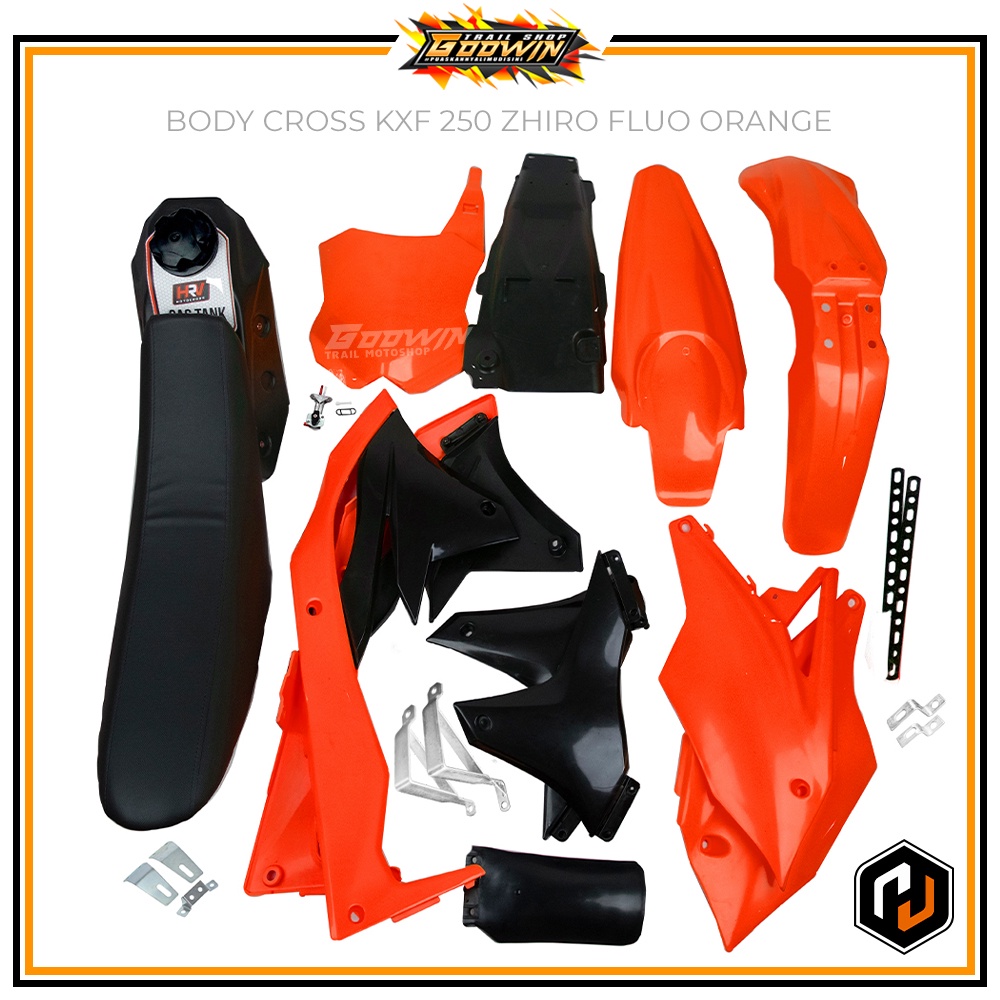 Jual Body Trail Set Cover Bodyset Harvy Mx Kxf Zhiro Pnp Klx