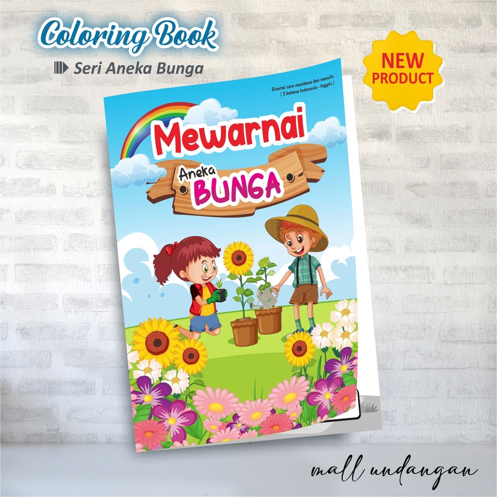 Jual BUKU MEWARNAI SERI ANEKA BUNGA - BUKU EDUKASI ANAK PAUD TK ...