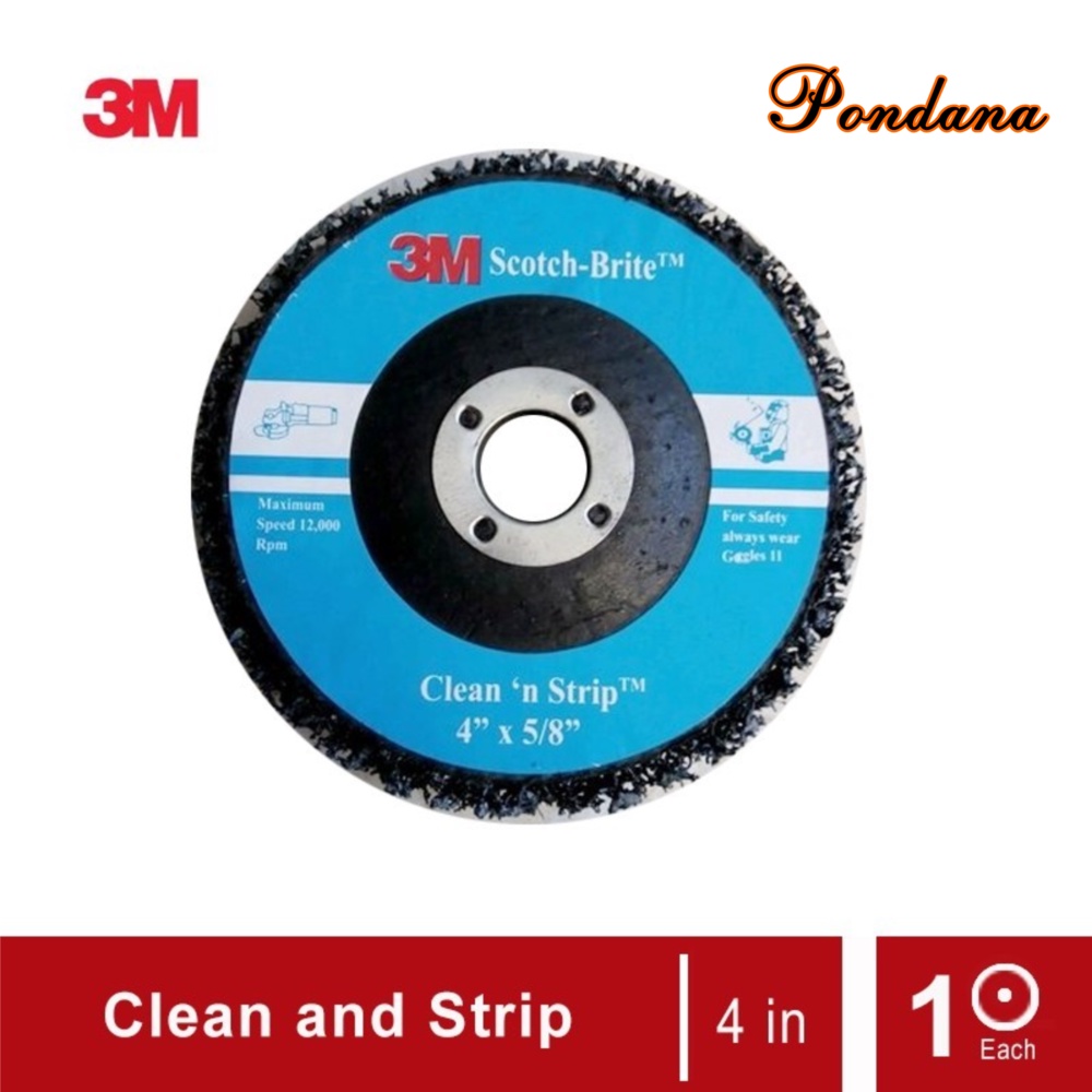 Jual 3M SCOTCH BRITE Clean & Strip / Sikat Gerinda ukuran 4
