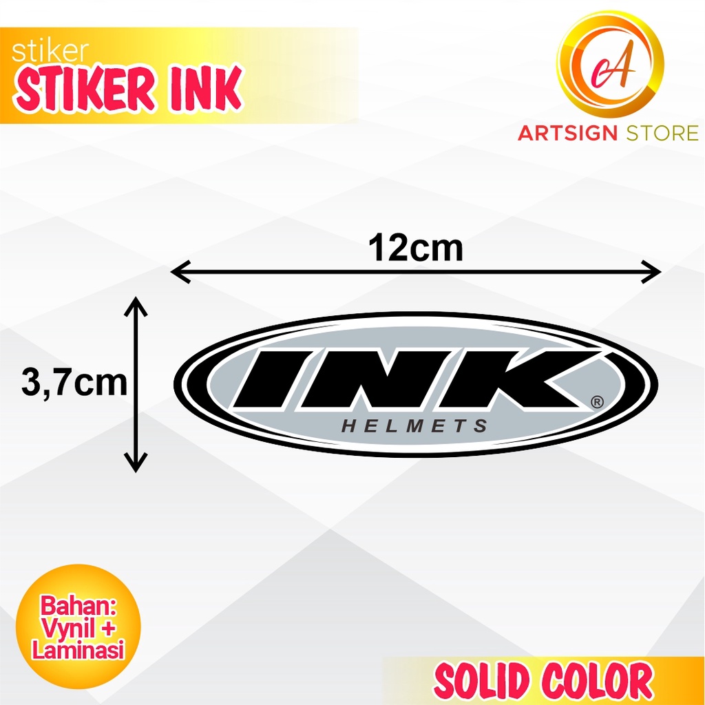 Jual Stiker logo Helm INK Stiker INK Stiker motor | Shopee Indonesia