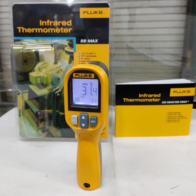 Jual Fluke 59 Max Infrared Thermometer ( 30 to 350 C ) Shopee Indonesia