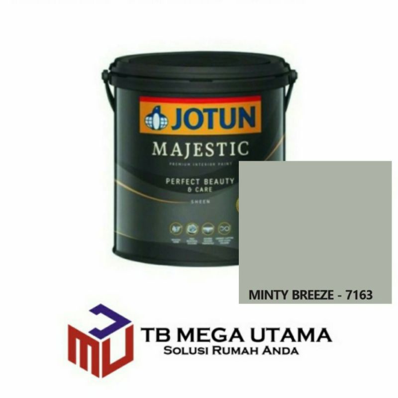 Jual Jotun Majestic Perfect Beauty And Care 7163 Minty Breeze 25 Liter Cat Decorative Tembok 7766