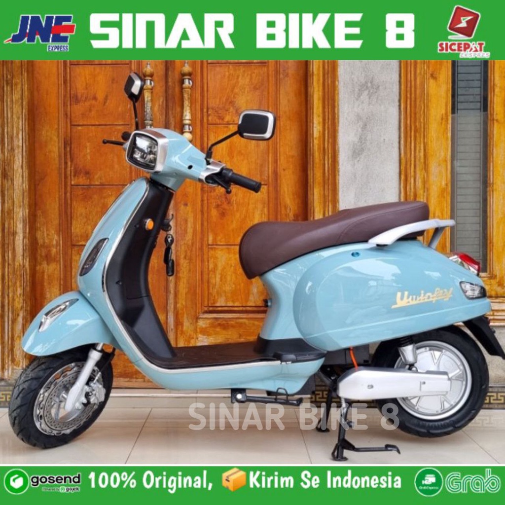 Jual Sepeda Motor Listrik Uwinfly T Baterai V Ah Model Vespa