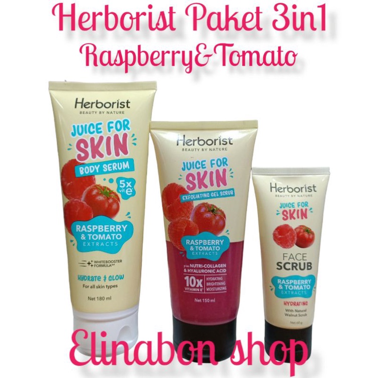 Jual Herborist Paket 3in1 Body Serum Exfoliating Gel Scrub Face Scrub Shopee Indonesia