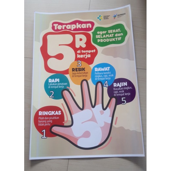 Jual Poster Terapkan 5r Di Tempat Kerja Shopee Indonesia 