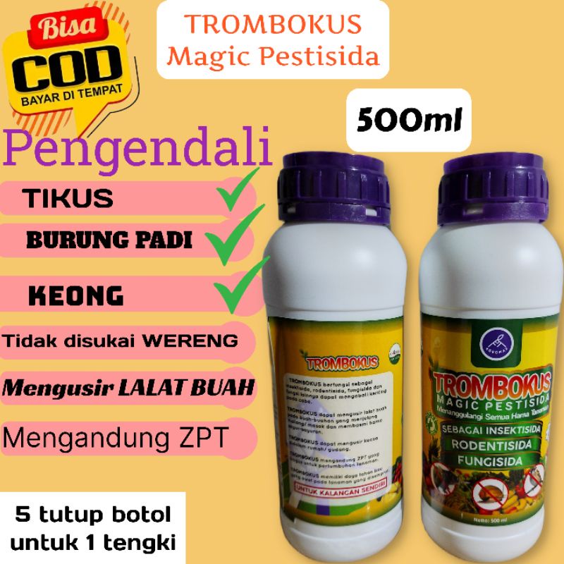 Jual Trombokus Magic Pestisida Pengusir Tikus Dan Burung Shopee Indonesia 5147