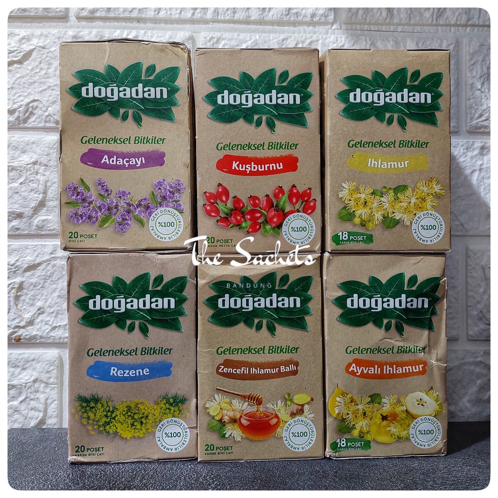 Jual Dogadan Geleneksel Bitkiler Herbal Tea Turki Sachet | Shopee Indonesia