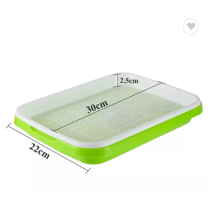 Tray Semai Microgreen - Tray Semai Rockwool Hidroponik - 1 Set