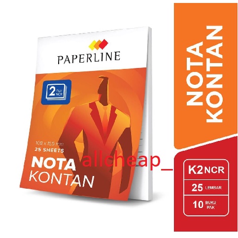 Jual NOTA KONTAN K2 RANGKAP 2 PLY KECIL APP PAPERLINE | Shopee Indonesia