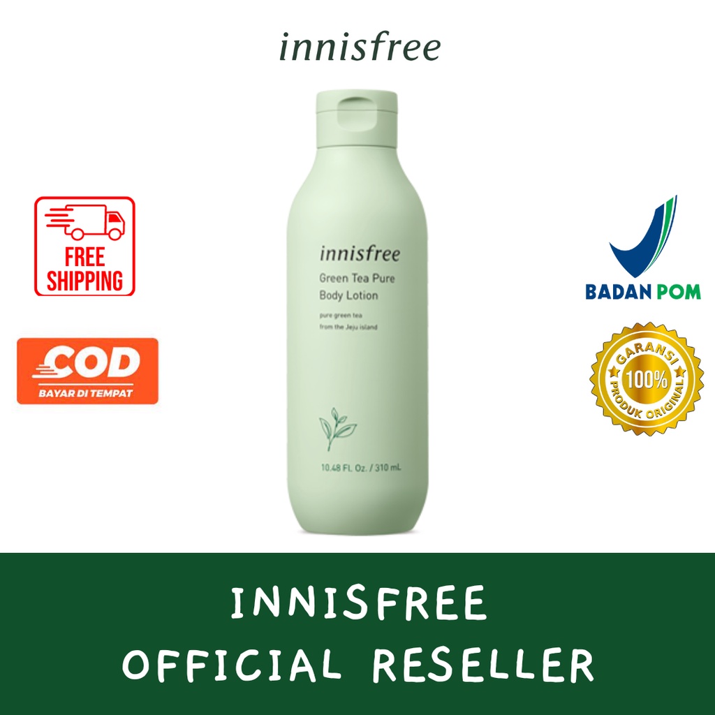 Jual Innisfree Green Tea Pure Body Lotion 310 mL Shopee Indonesia