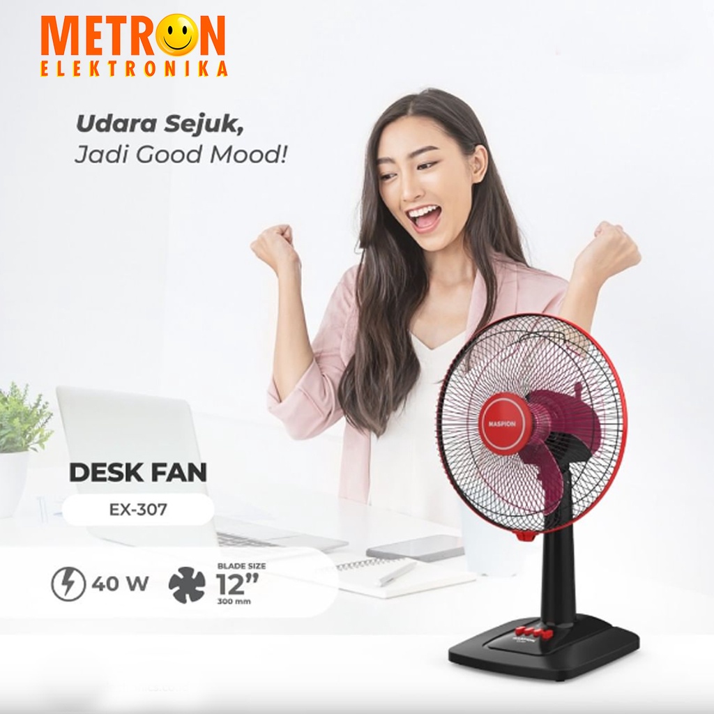 Jual Maspion Ex 307 Kipas Angin Desk Fan 12 Inc Ex307 Shopee Indonesia 6492