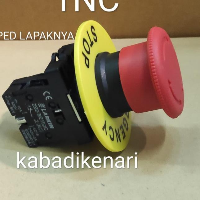 Jual TOMBOL EMERGENCY STOP PANEL BOX LARKIN | Shopee Indonesia