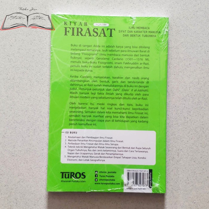 Jual PROMO!! BUKU KITAB FIRASAT ILMU MEMBACA SIFAT KARAKTER MANUSIA DR ...