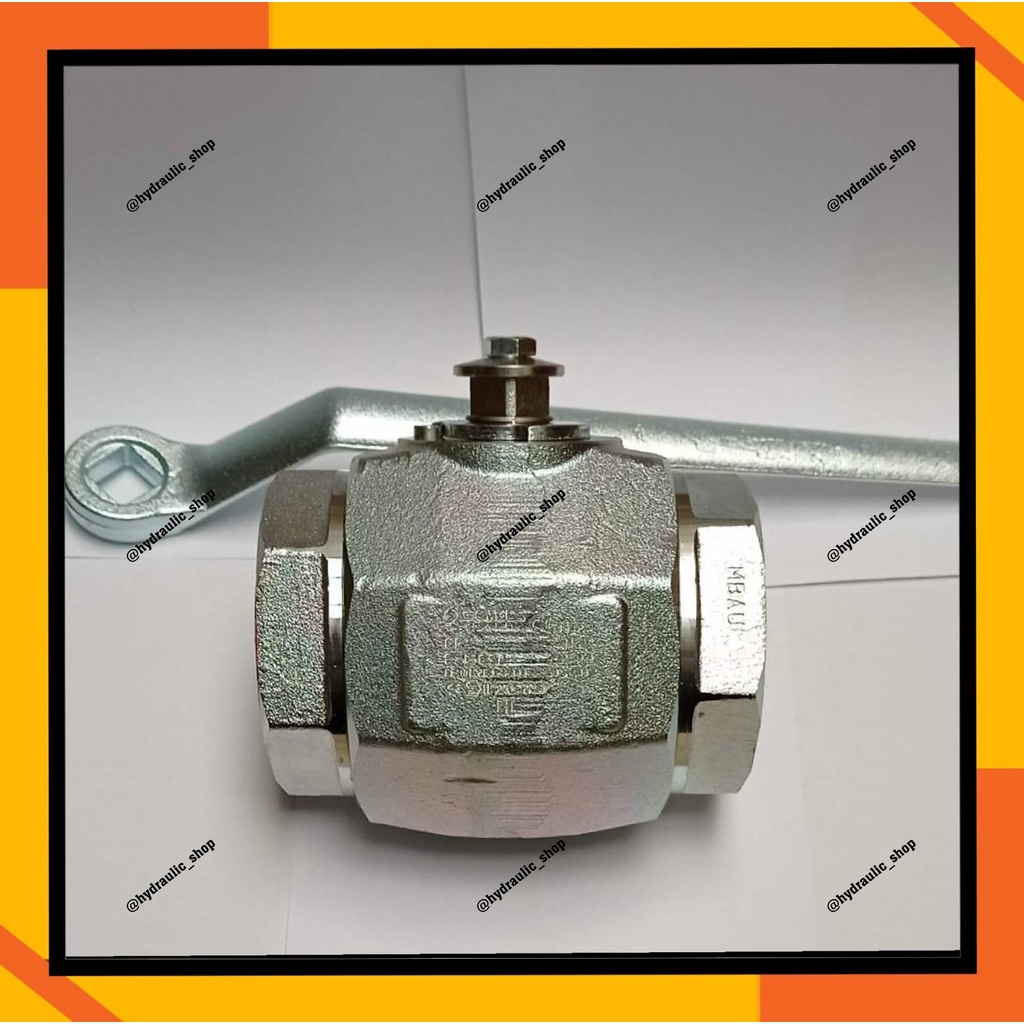 Jual GEMELS BALL VALVE HYDRAULIC 2" NPT 2 WAY STOP KRAN HIDROLIK 2