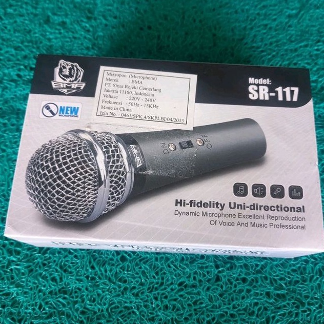 Jual MICROPHONE BMA SR117 KENDANG KETIPUNG TAK DUT JAIPONG RAMPAK