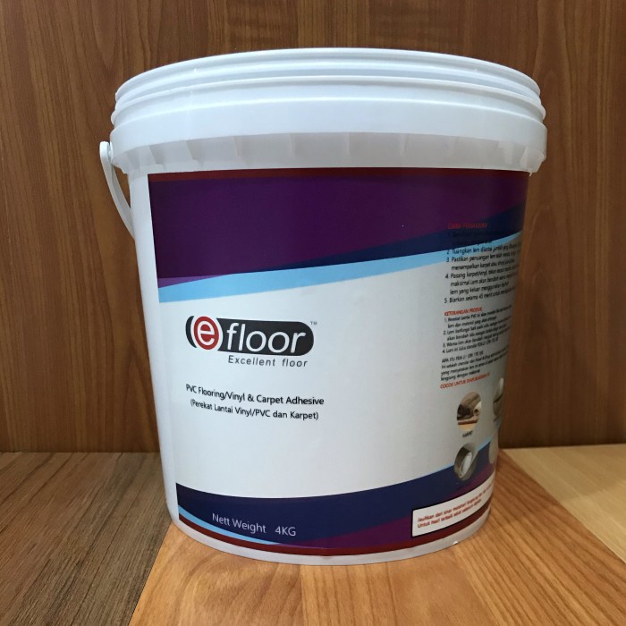 Jual Lem Material Lem /Perekat Untuk Lantai Vinyl Dan Karpet Isi 4 Kg ...