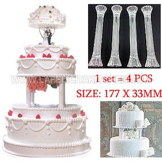 Jual Import Premium Cake Stand Susun Helper Tusuk Alat Penghias Kue Dekorasi Tingkat Cake Tray