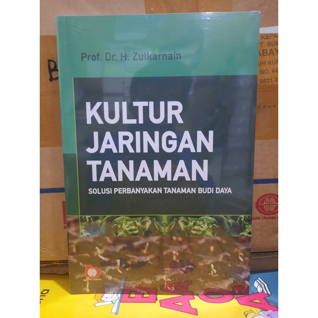 Jual Buku Kultur Jaringan Tanaman Solusi Perbanyakan Tanaman Budidaya - Zulkarnain Bumi Aksara ...