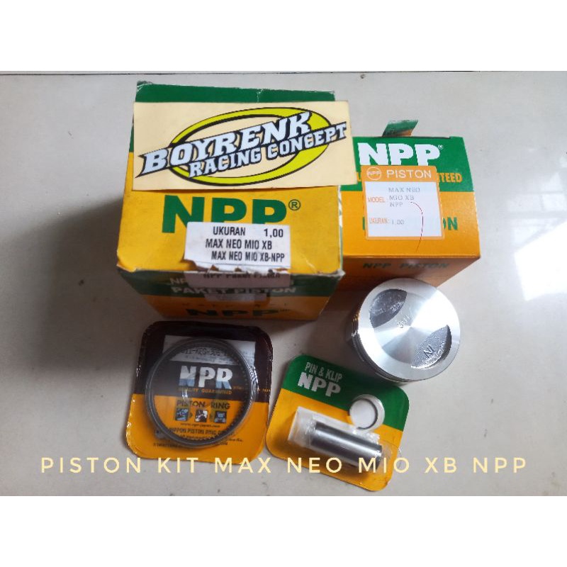 Jual Piston Kit Max Neo Mio Xb Std Npp Brc Olshop Shopee Indonesia