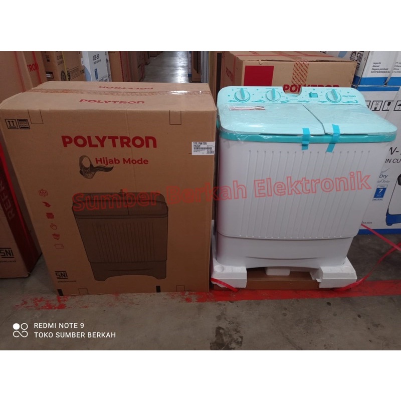 Jual Mesin Cuci Polytron 2 Tabung 7 Kg 220 Watt Garansi Resmi Pwm 7076 Promo 7kg Bandung