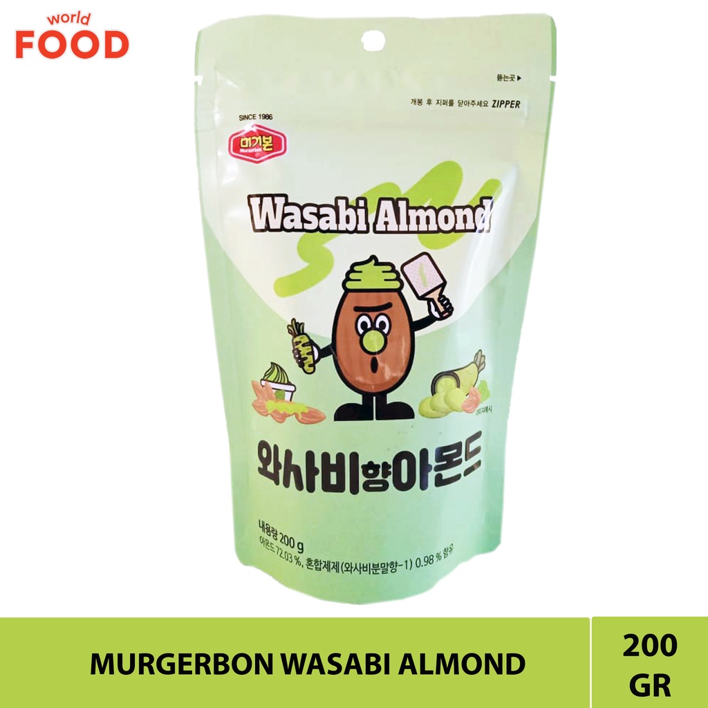 Jual MURGERBON WASABI ALMOND 200GR Shopee Indonesia