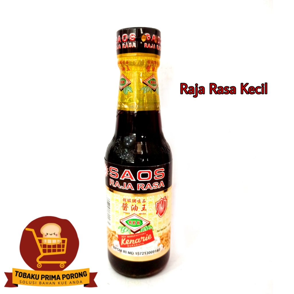 Jual SAOS RAJA RASA ( SOY MANUFACTORY KENARIE ) KKK- 150 ML | Shopee ...