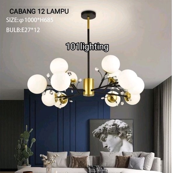 Jual Lampu Gantung Minimalis Modern Ruang Tamu Ruang Keluarga 29660 ...