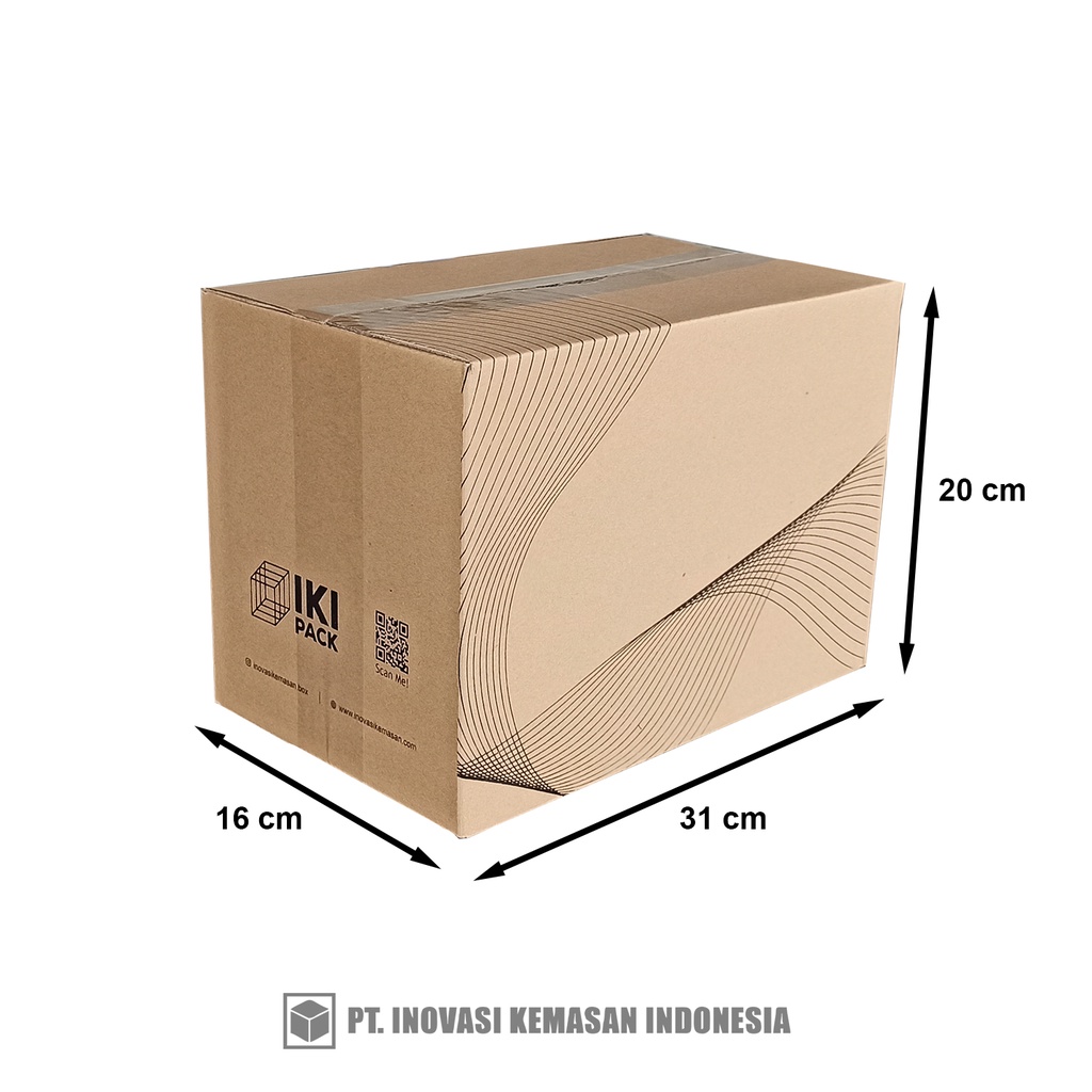 Jual IKIPACK Carton Kardus Packaging Box 31 x 20 x 16 cm | Shopee Indonesia