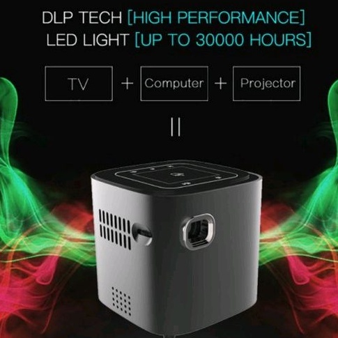 Jual D048A DLP Mini Portable Projector Wireless Dual Wifi With Multiple ...