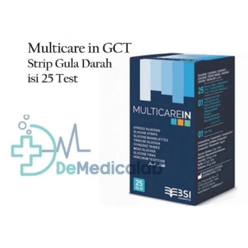 Jual Strip Multicare In Glucose Refill Test Gula Darah Multicare In ...