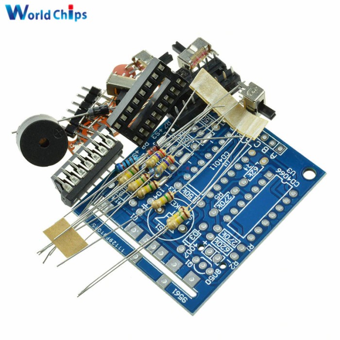 Jual DIY KIT Music Box 16Suara Sirine Bell KIT Belajar Elektronik ...