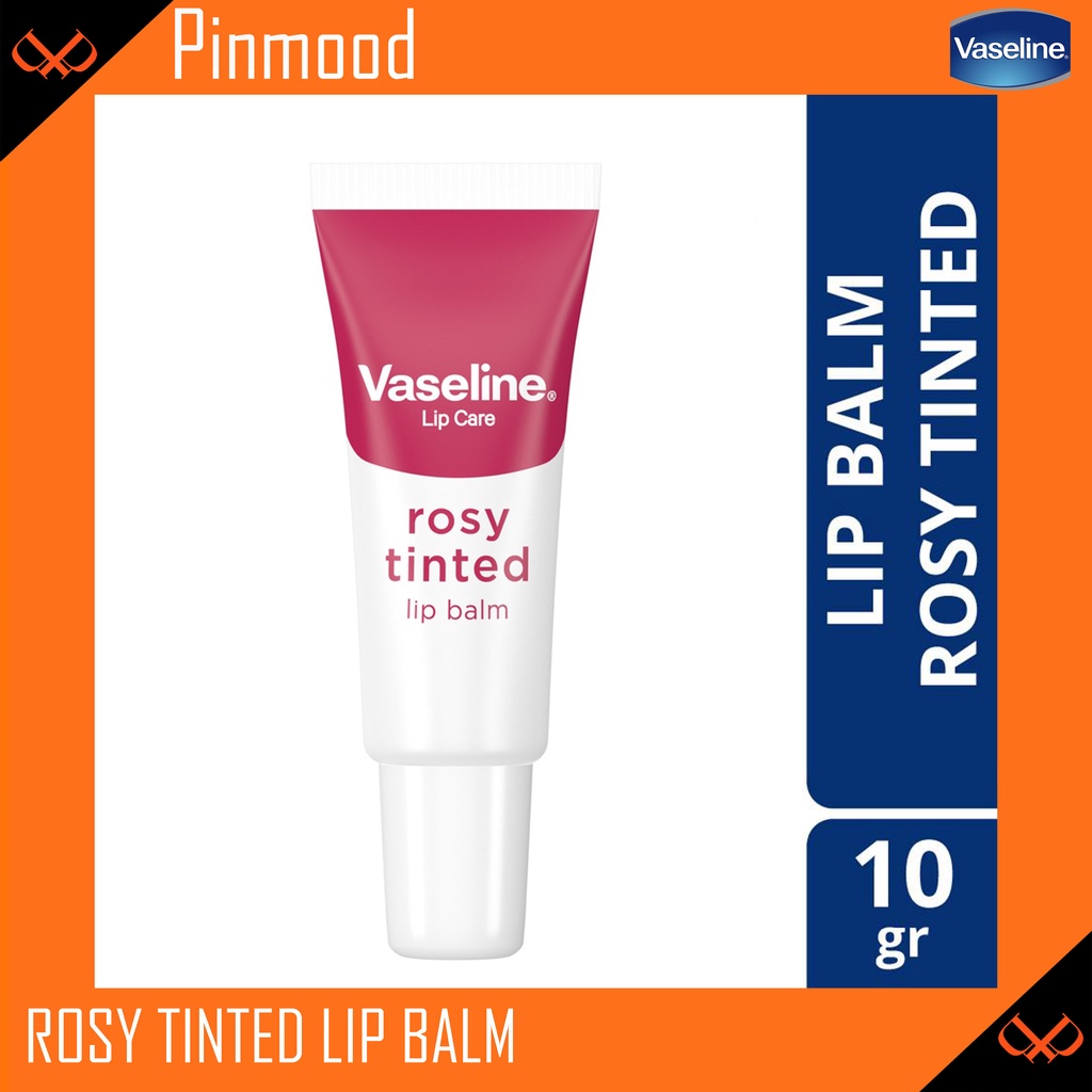 Jual VASELINE LIP CARE ROSY TINTED [ 10 G ] LIP BALM PELEMBAB BIBIR
