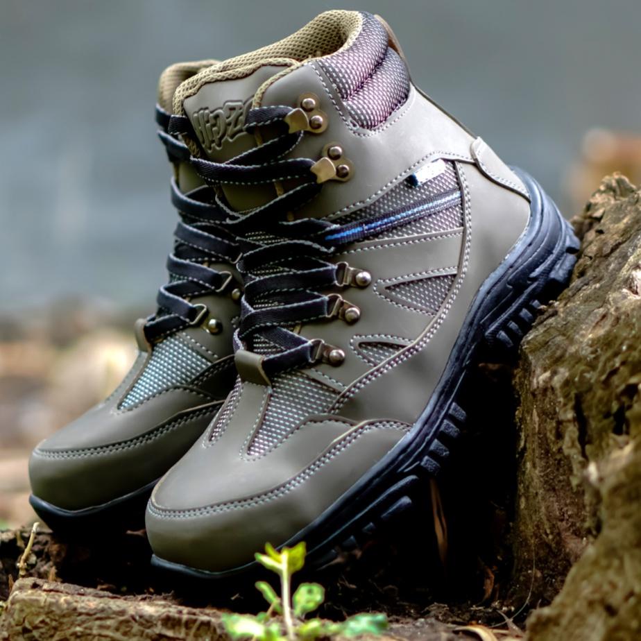 Jual Langsung Order Sepatu Safety Pria Boots Kulit Ujung Besi Touring ...
