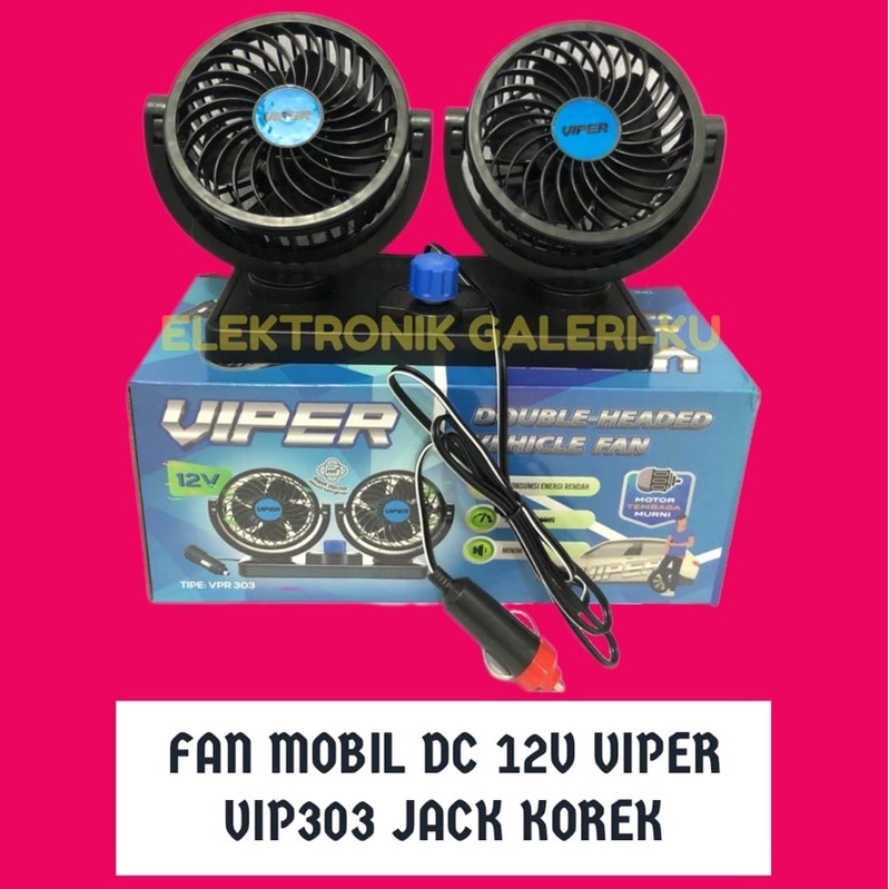 Jual FAN MOBIL DC 12V VIPER VIP 303 JACK KOREK | Shopee Indonesia