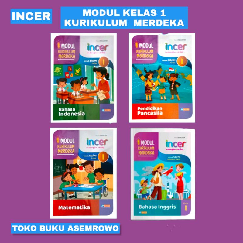Jual Modul INCER Latihan Soal Kurikulum Merdeka SD Kelas 1 | Shopee ...