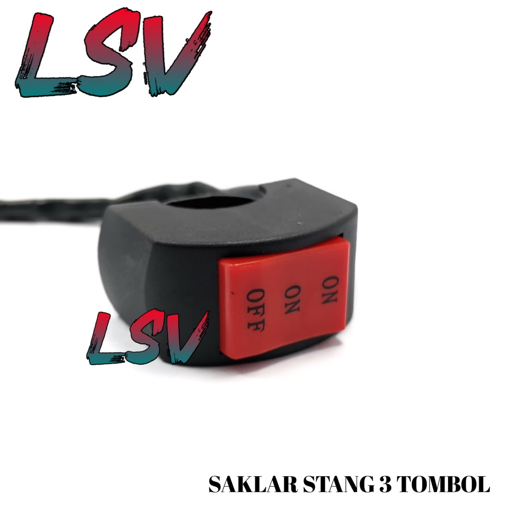 Jual Saklar On On Off 3 Fungsi 3 Mode Tombol Stang Saklar On On Off ...
