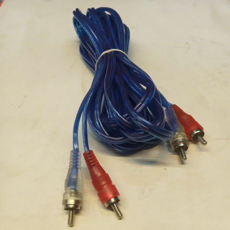 Jual kabel jek rca 2 ke 2 audio mobil 5 meter | Shopee Indonesia