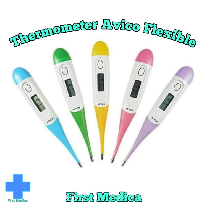 Jual Jual Thermometer Digital Flexible Avico / Thermometer Ketiak