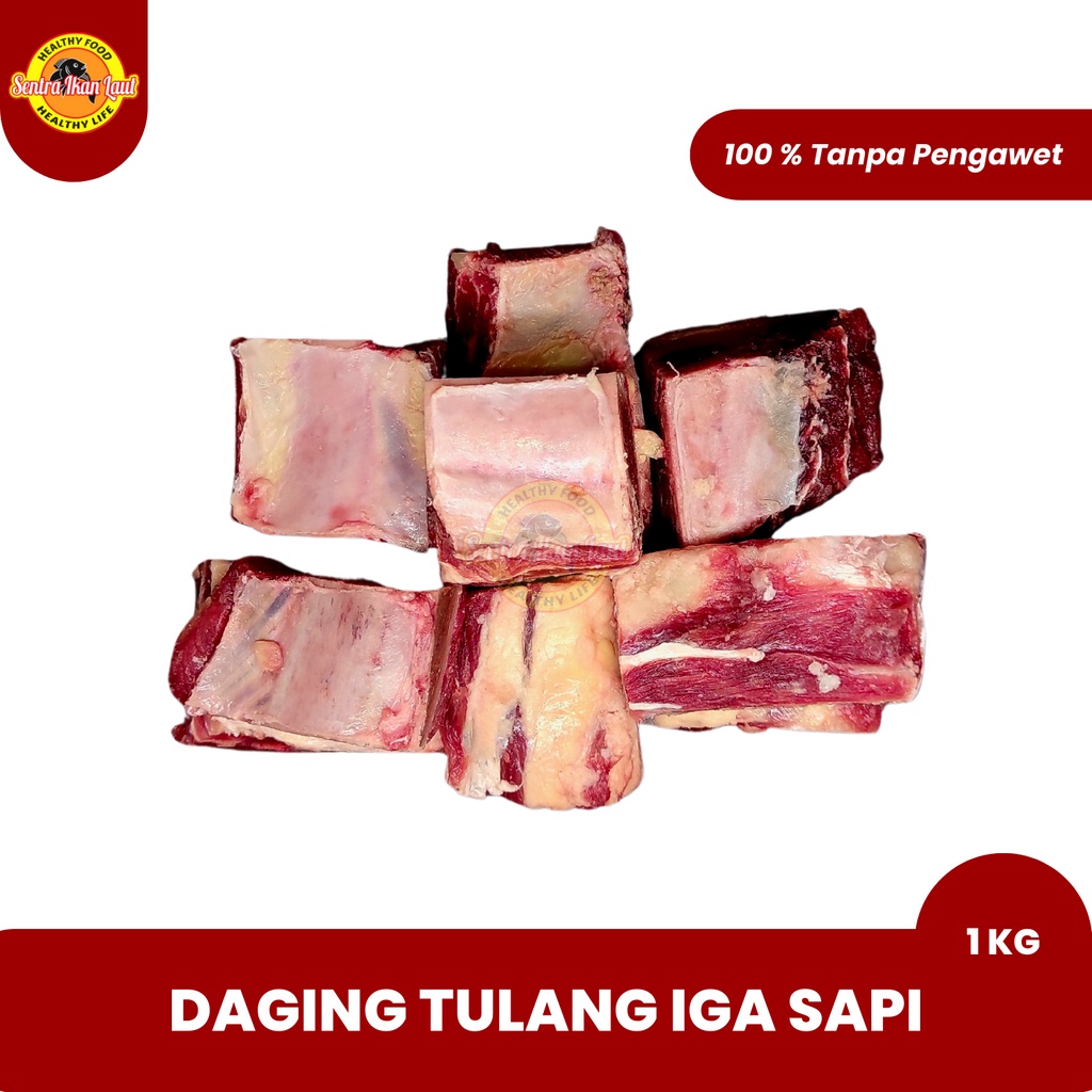 Jual Daging Iga Sapi Tulang Muda Beef Short Ribs 1 Kg Shopee Indonesia