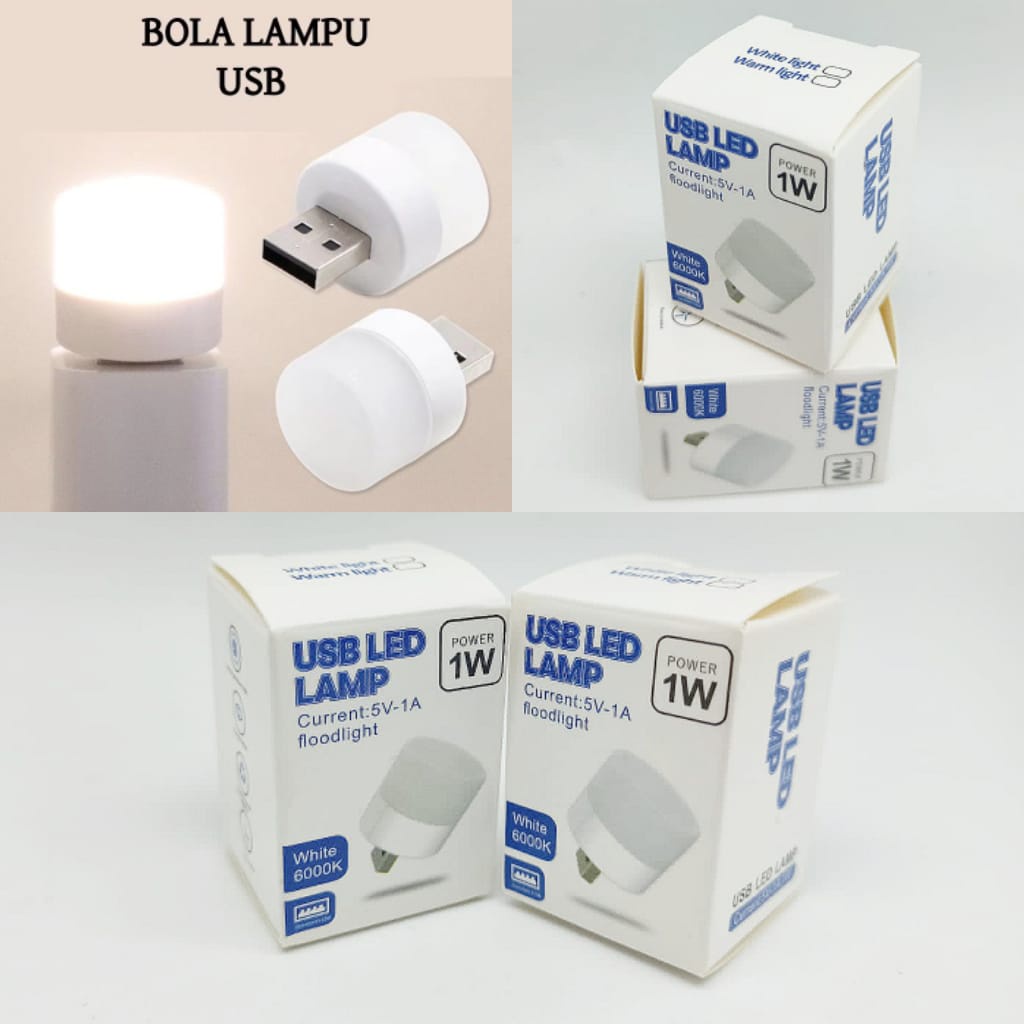 Jual USB Lampu Led Mini 1W / Lampu Mini Tidur / Lampu Mini Belajar ...