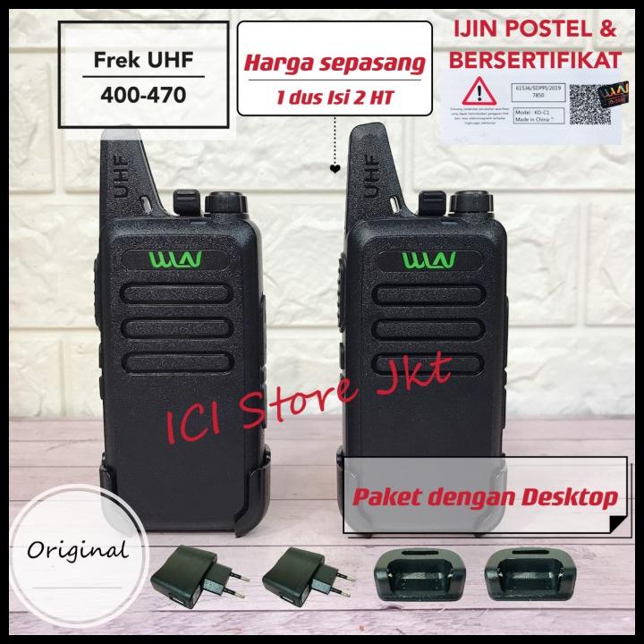 Jual Ht Wlan / Wln Bersertifikat Harga Sepasang Dengan Desktop Dan ...