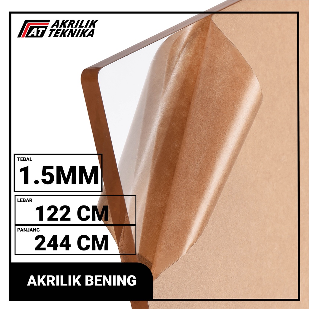 Jual 【toda】akrilik 122 X 244 1 5mm Warna Biru Merah Hijau Hitam Putih