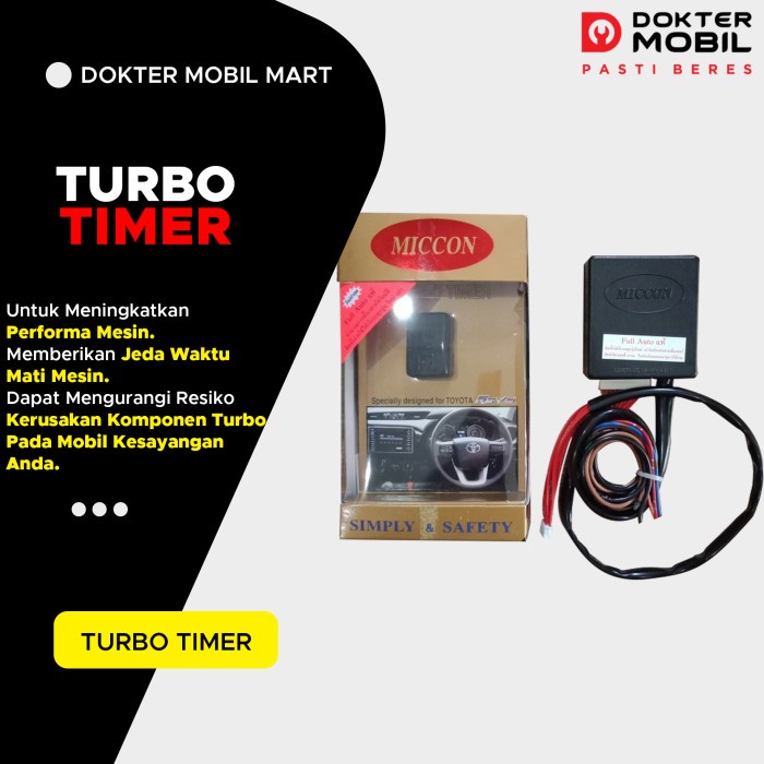 Jual Turbo Timer Mobil Diesel PnP Miccon | Shopee Indonesia