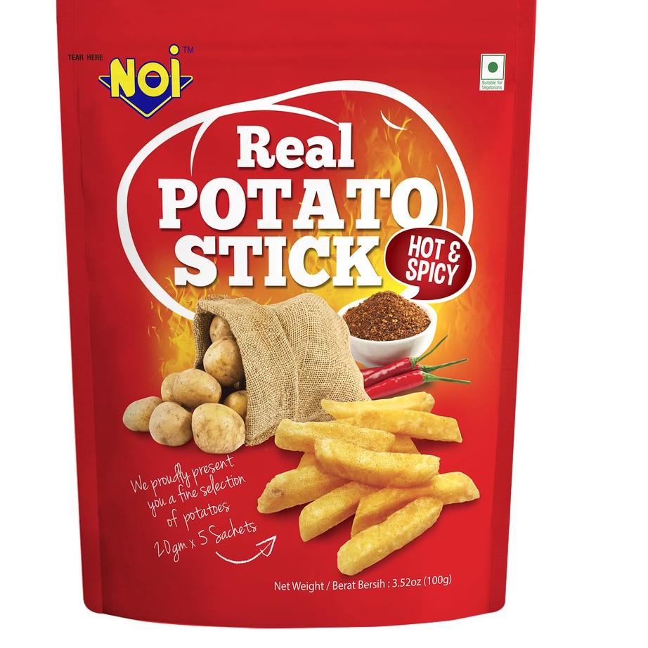 Jual TrxX3j3ITong Garden NOI 100 G REAL POTATO STICK HOT & SPICY Shopee Indonesia