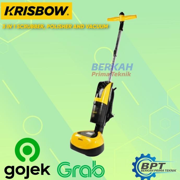 Jual Mesin Poles Lantai In Krisbow Scrubber Polisher And Vacuum In Shopee Indonesia