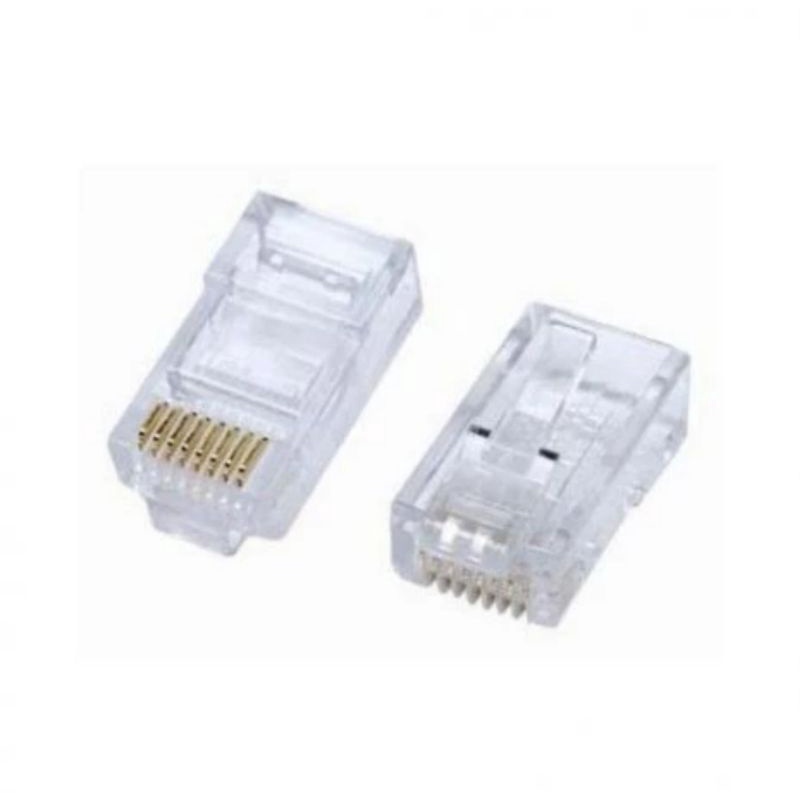 Jual Conector RJ45 Jack Konector rj45 Kepala Label UTP LAN RJ45 Eceran ...